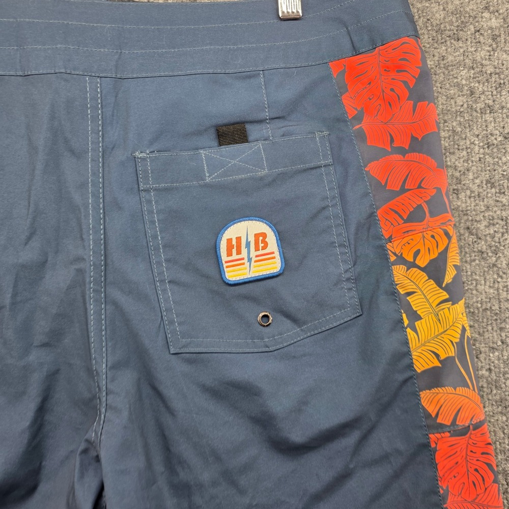 Howler Brothers HB Chargers Board Shorts Mens 33 Blue Tropical Floral - Picture 4 of 8